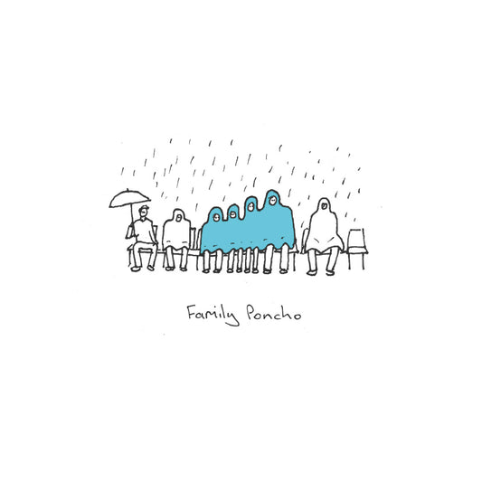 Family Poncho, 8"x 8" print