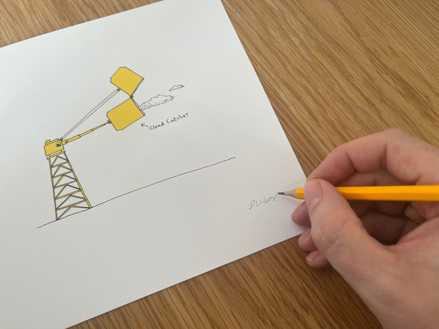 Cloud Catcher, 8"x 8" print